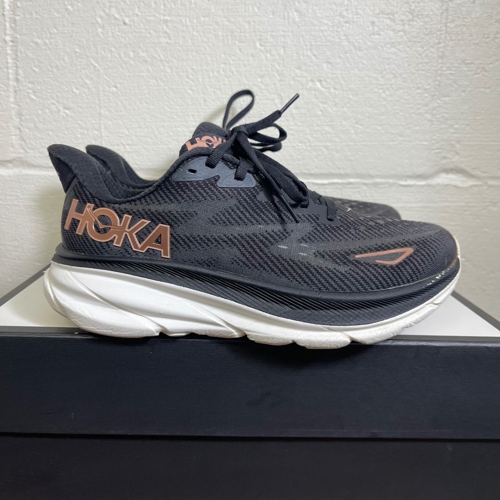 Hoka One One Clifton 9‎ Wide 1132211 BRGL Rose Gold Running Shoes Women's 8 D